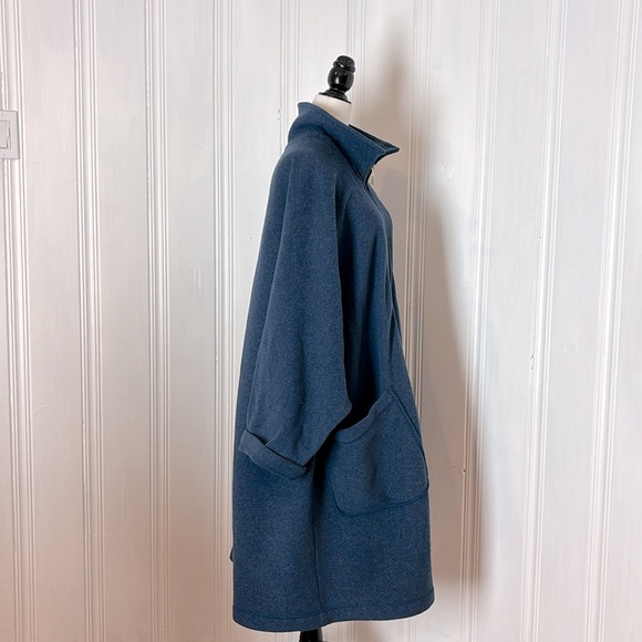 Unique GEIGER oversized lagenlook wool coat - Picture 3 of 8